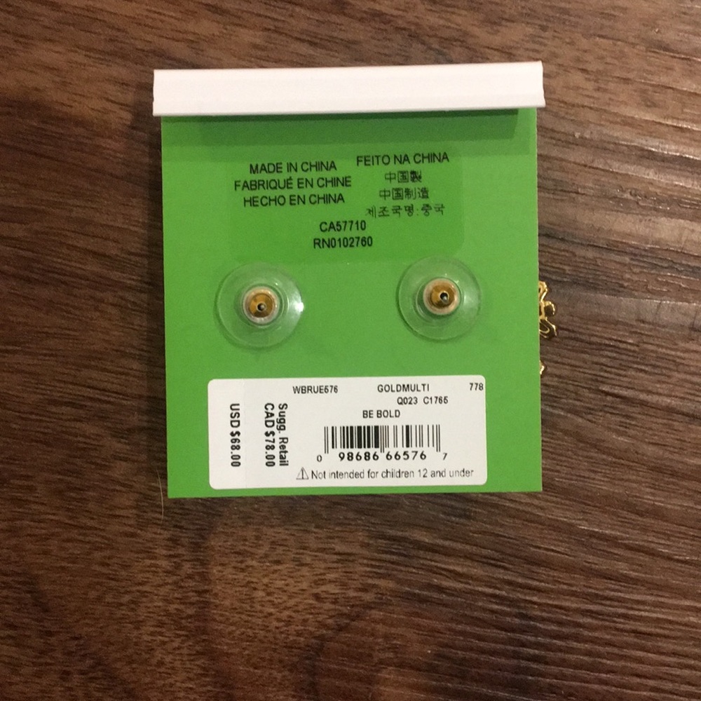 💕HOST PICK💕Kate Spade Be Bold Statement Earrings - Picture 6 of 6